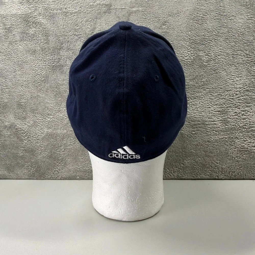 Adidas Oklahoma City Thunder NBA Hat Kids L/XL Navy Blue OKC Stretch Fit Cap